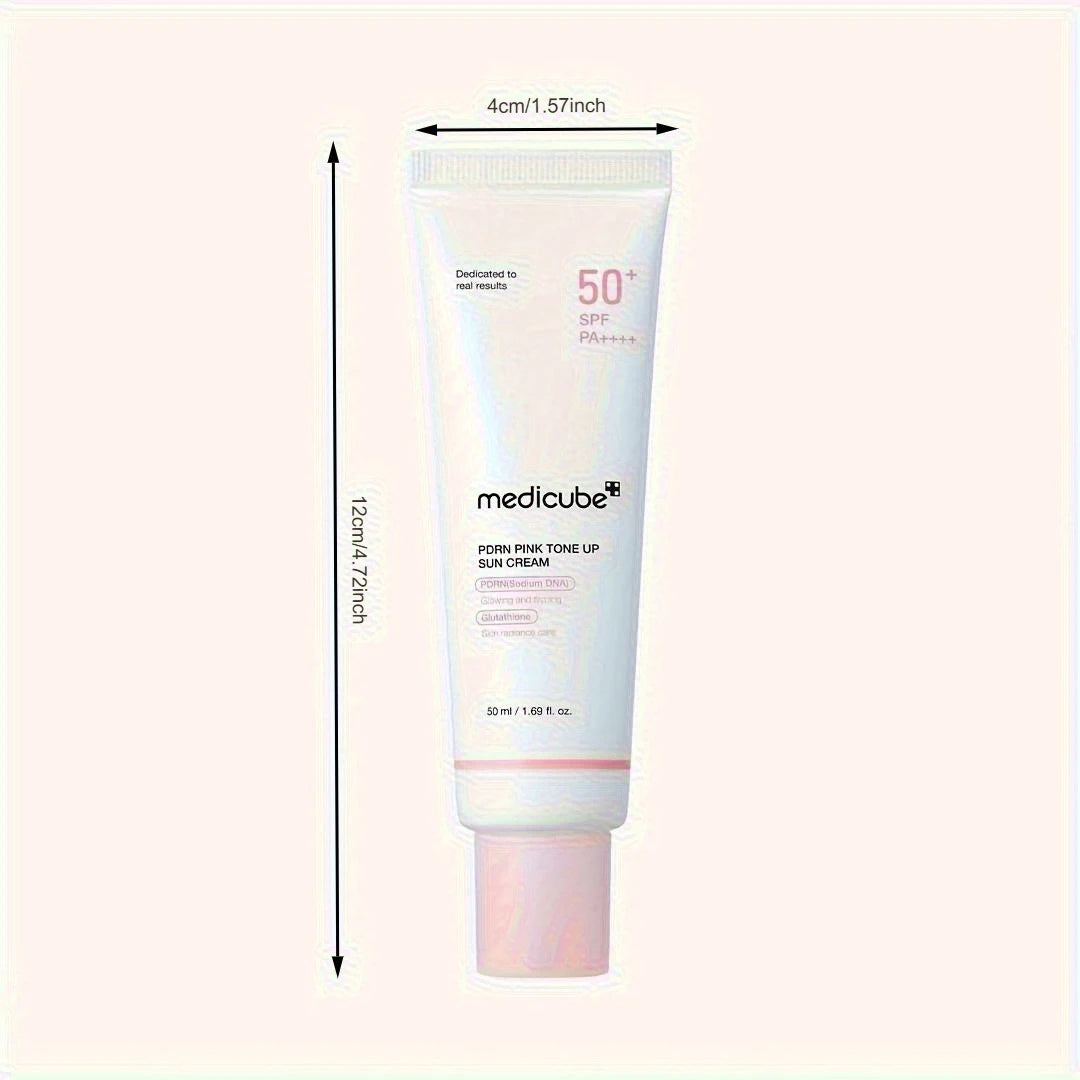 Medicube PDRN pink collagen sunscreen