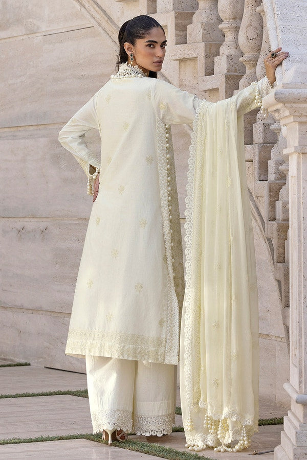 3 Piece Unstitched Embroidered Lawn Suit