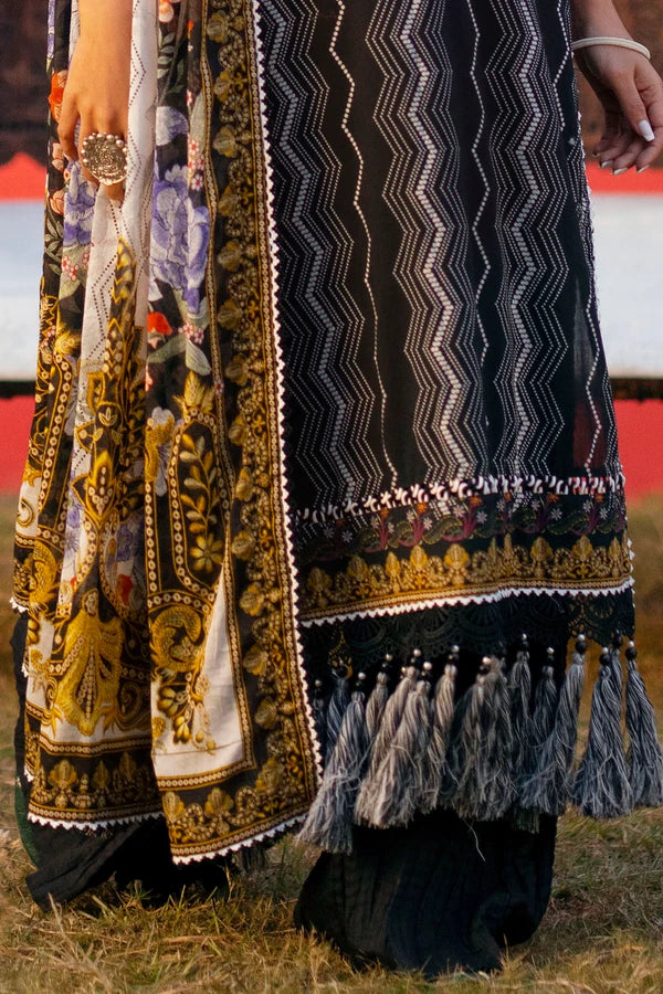 3 Piece Unstitched Printed Lawn Suit