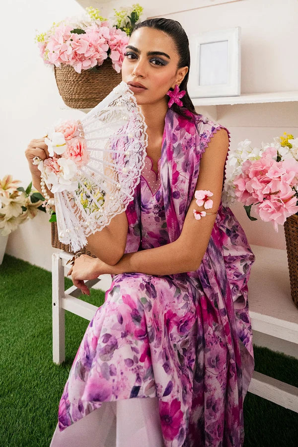 3 Piece Unstitched Printed Lawn Suit