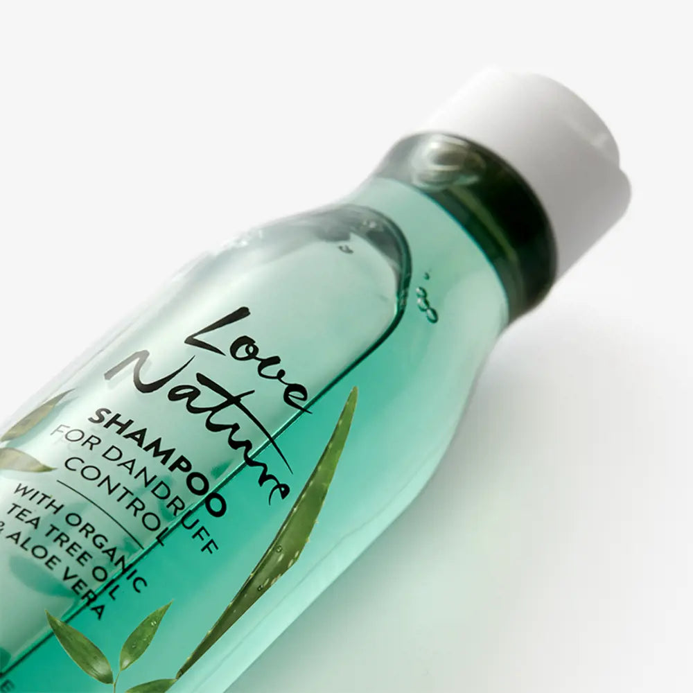 Love Nature Shampoo For Dandruff Control with Organic Tea Tree Oil & Aloe Vera
