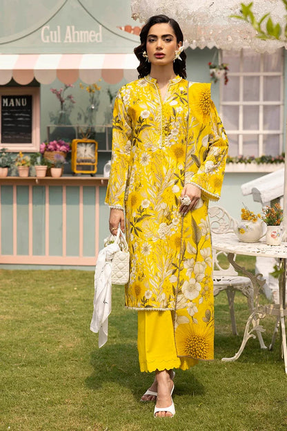 3 Piece Unstitched Printed Lawn Suit