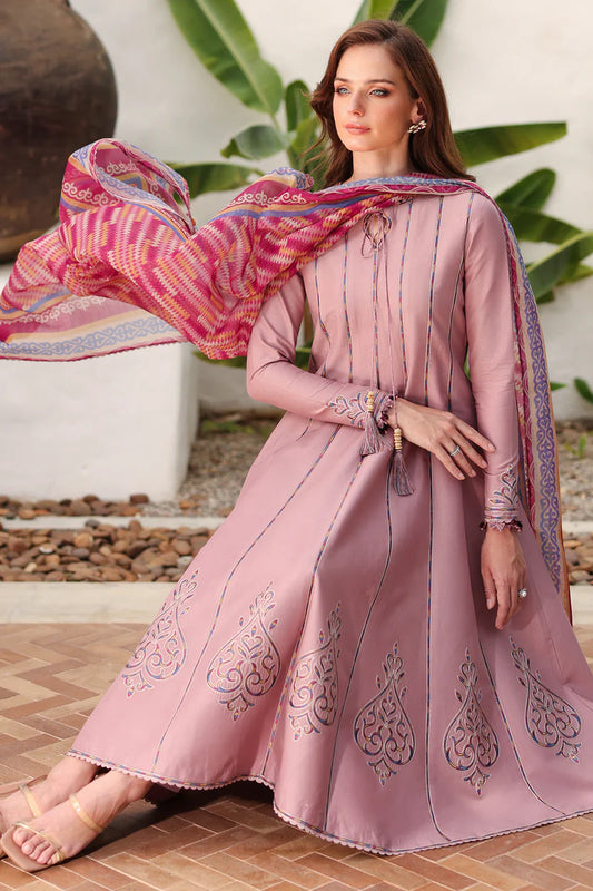 3 Piece Unstitched Embroidered Lawn Suit