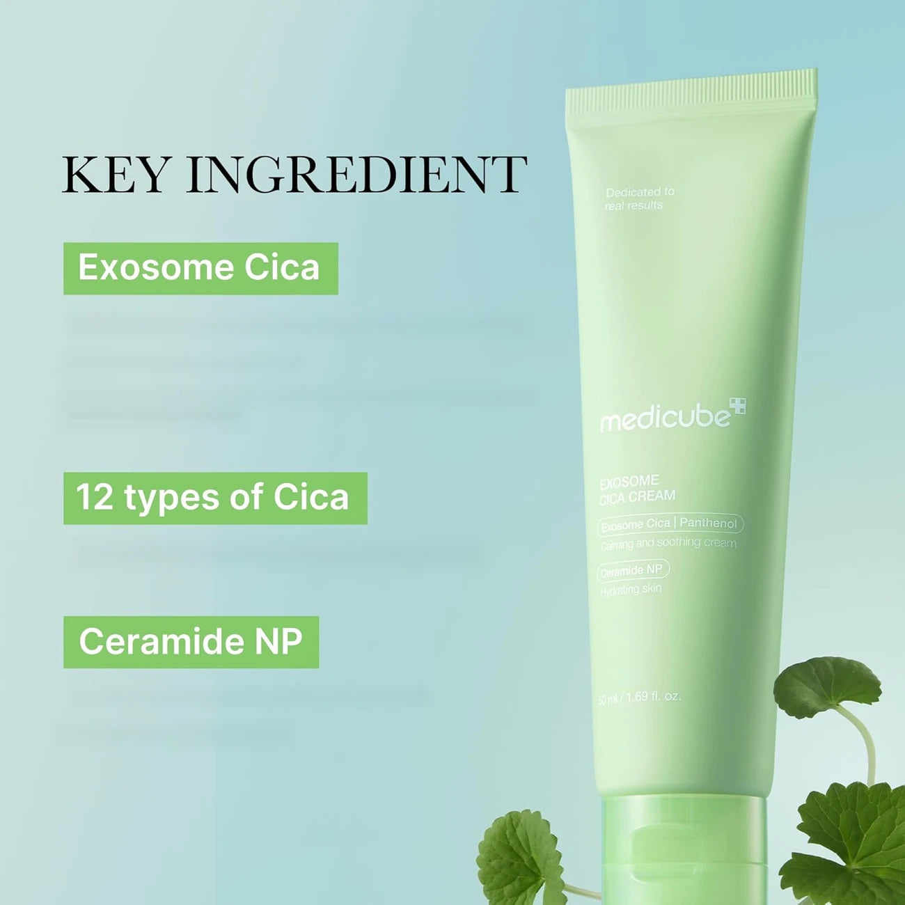 MEDICUBE Cica Tea Tree Cream for Sensitive Light Beige with Centella Asiatica