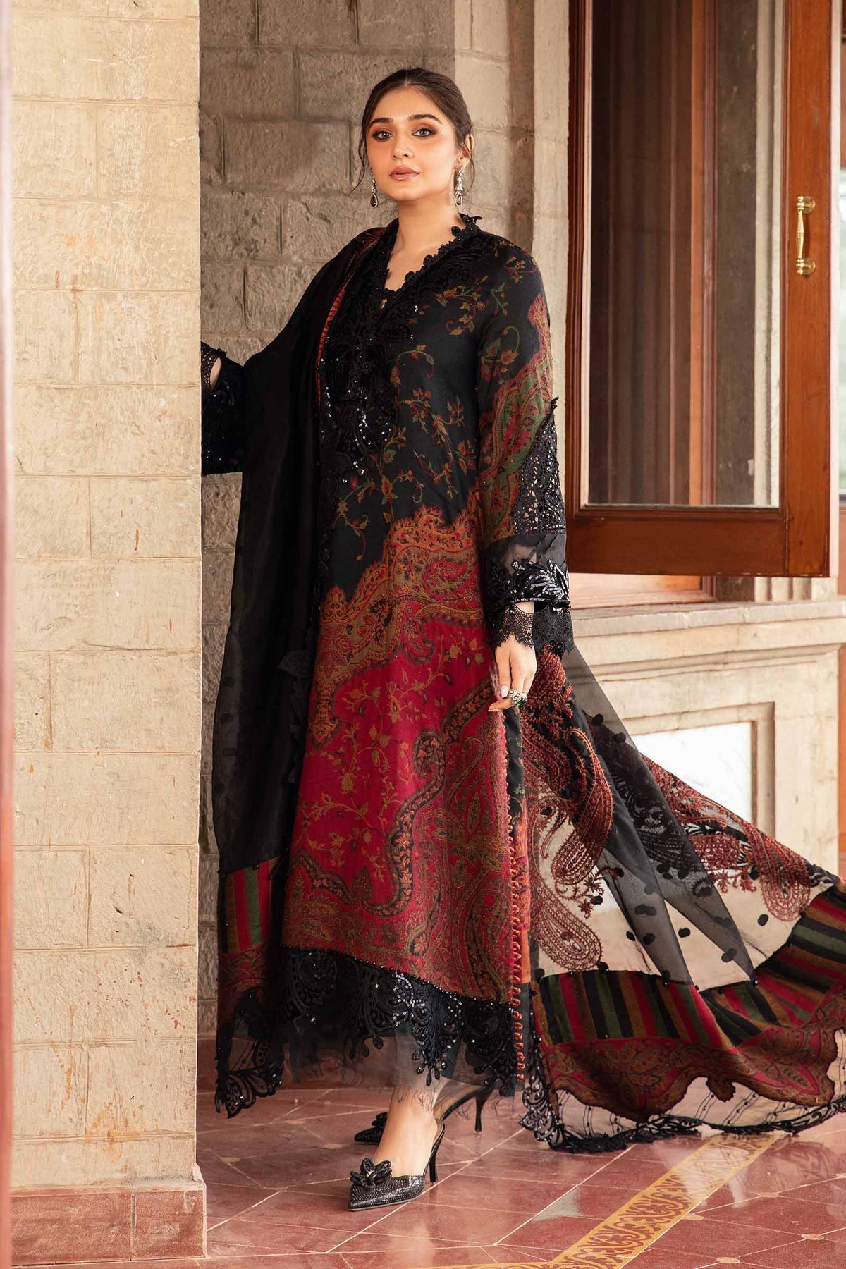 3 Piece Unstitched Printed Lawn Suit