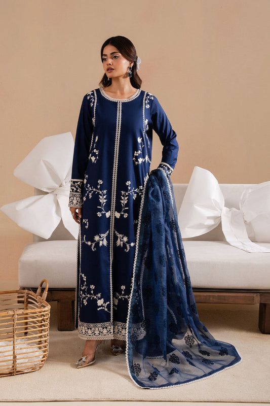 3 Piece Unstitched Dhanak Suit with Soft Wool Printed Shawl