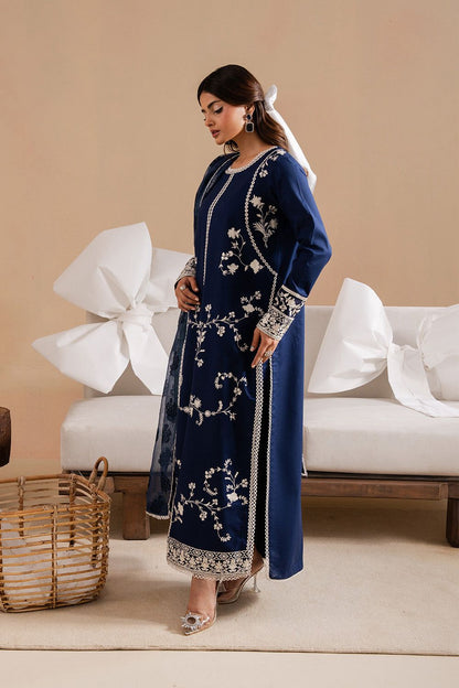 3 Piece Unstitched Dhanak Suit with Soft Wool Printed Shawl