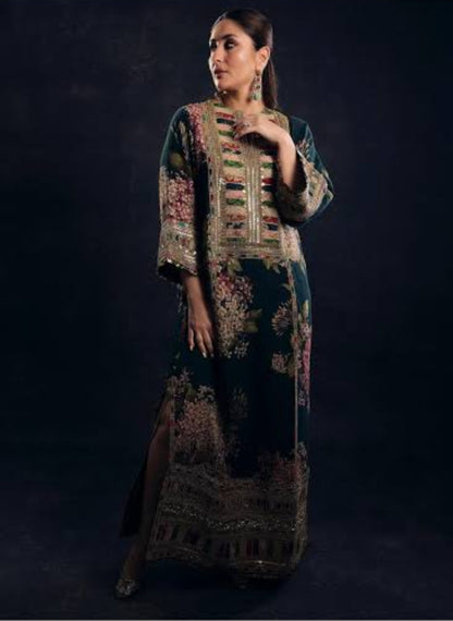 Sabyasachi 3 piece silk dress