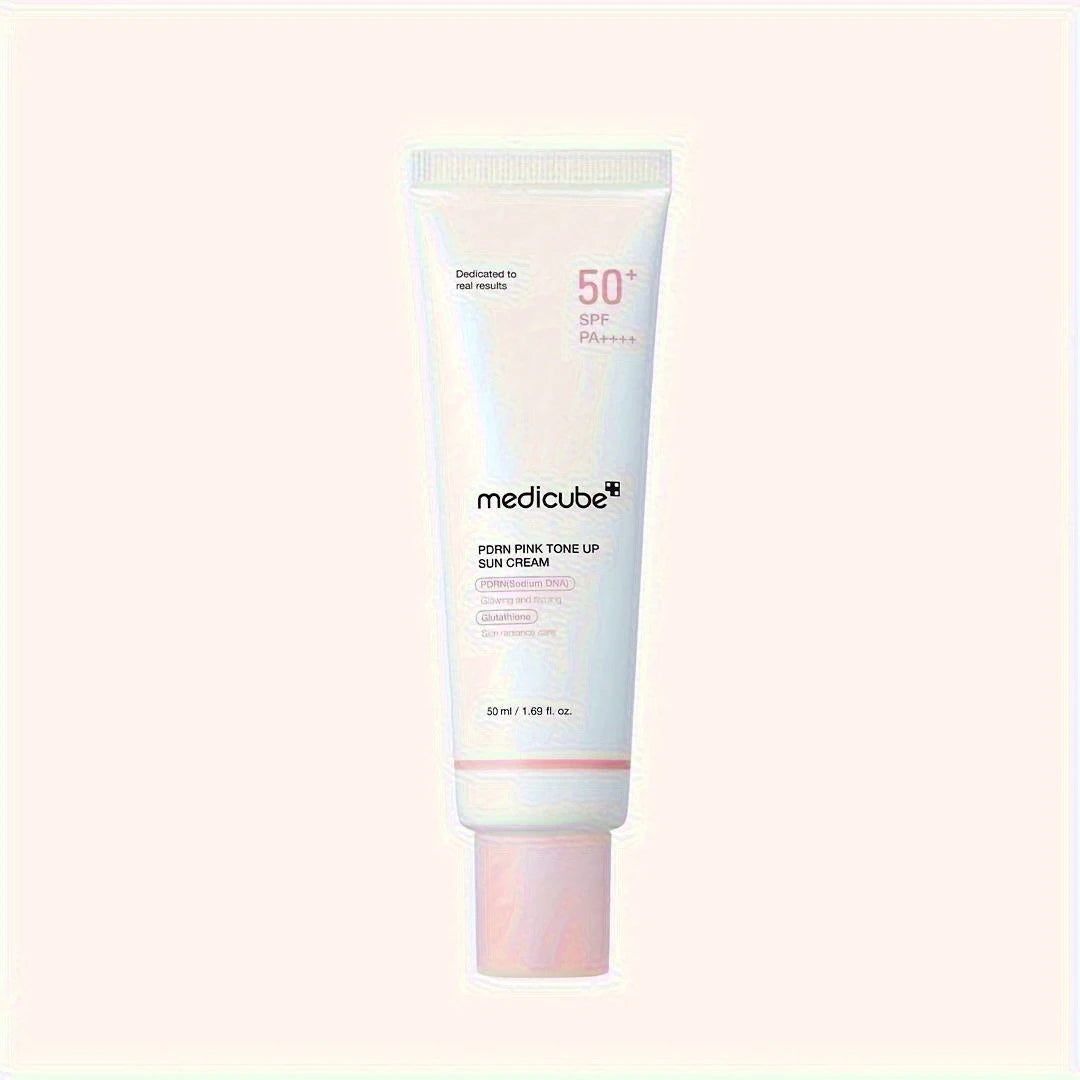 Medicube PDRN pink collagen sunscreen