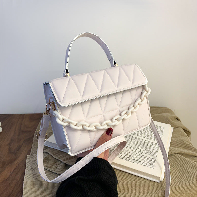 Small Square Bag Women&amp;amp;#039;s Bag New Casual Indentation Texture Messenger Bag