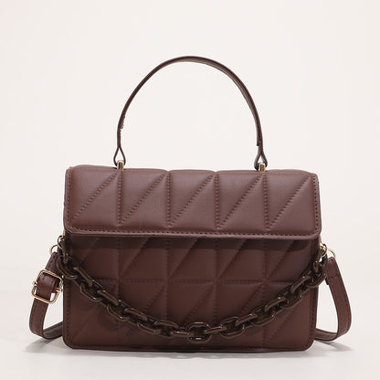 Small Square Bag Women&amp;amp;#039;s Bag New Casual Indentation Texture Messenger Bag