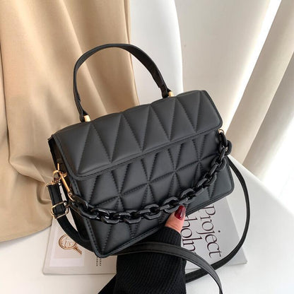 Small Square Bag Women&amp;amp;#039;s Bag New Casual Indentation Texture Messenger Bag