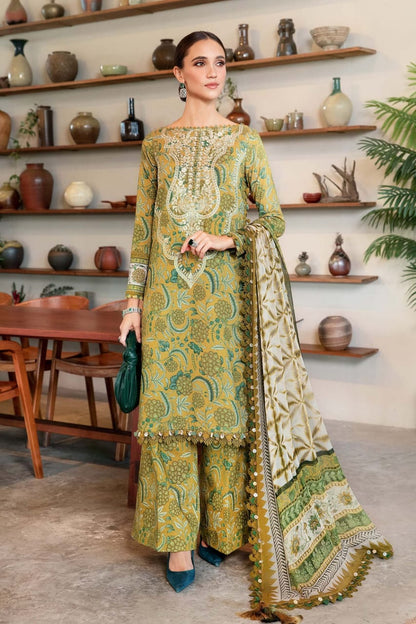 3 Piece Unstitched Printed Lawn Suit
