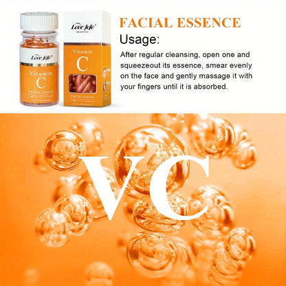 1 Box of 90 Vitamin C Facial Serum Capsules