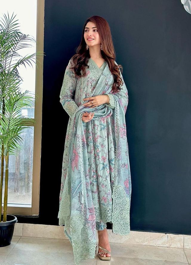 3 Piece Unstitched Printed Lawn Suit