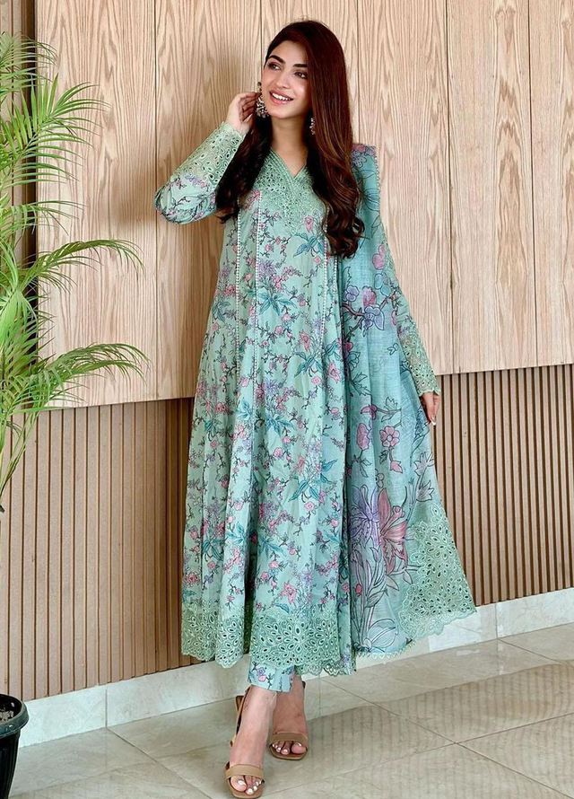 3 Piece Unstitched Printed Lawn Suit
