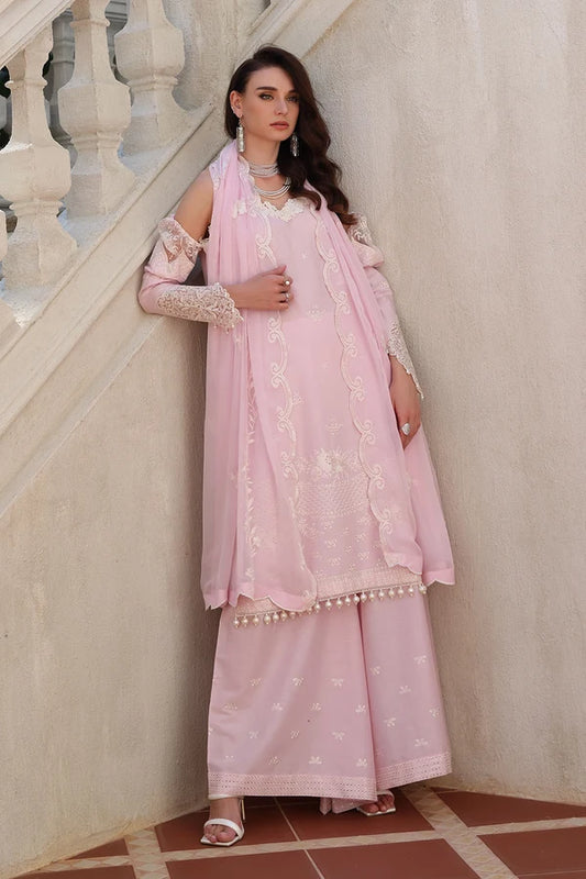 3 Piece Unstitched Embroidered Lawn Suit