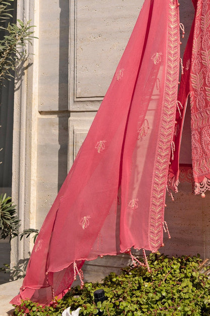 3 Piece Unstitched Embroidered Lawn Suit