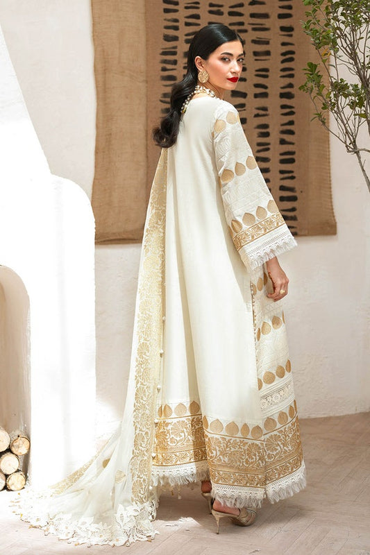 3 Piece Unstitched Embroidered Lawn Suit