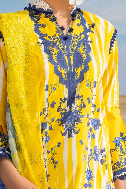 3 Piece Unstitched Printed Lawn Suit