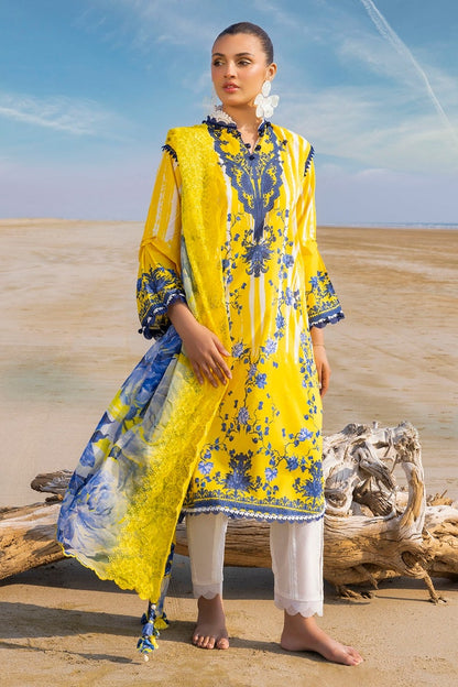 3 Piece Unstitched Printed Lawn Suit