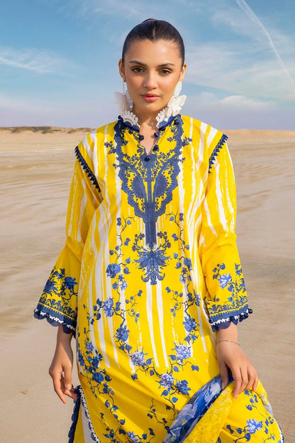 3 Piece Unstitched Printed Lawn Suit