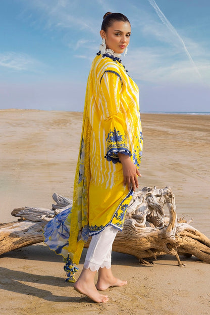 3 Piece Unstitched Printed Lawn Suit