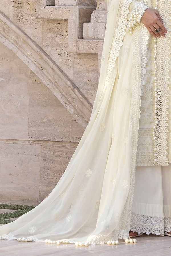 3 Piece Unstitched Embroidered Lawn Suit