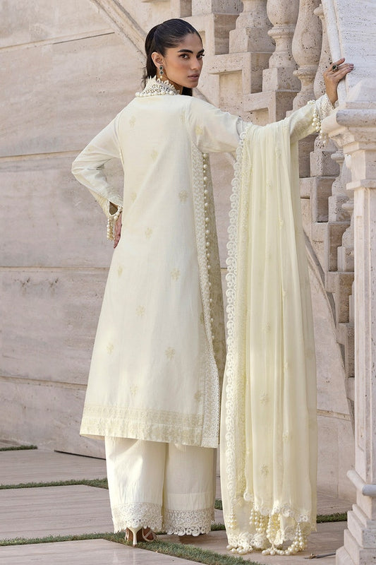 3 Piece Unstitched Embroidered Lawn Suit