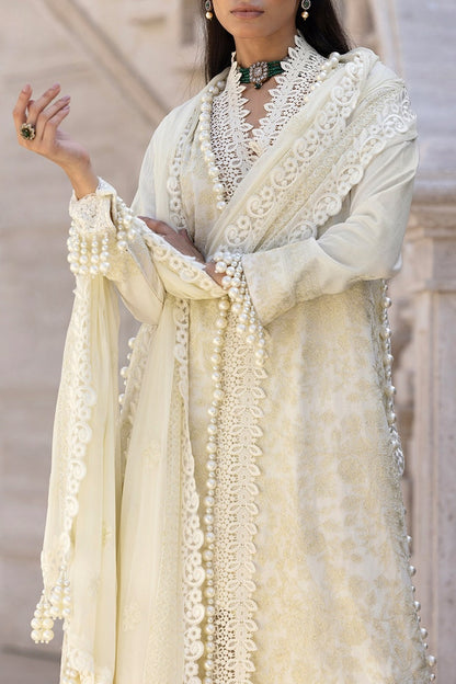 3 Piece Unstitched Embroidered Lawn Suit