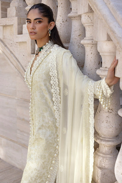 3 Piece Unstitched Embroidered Lawn Suit