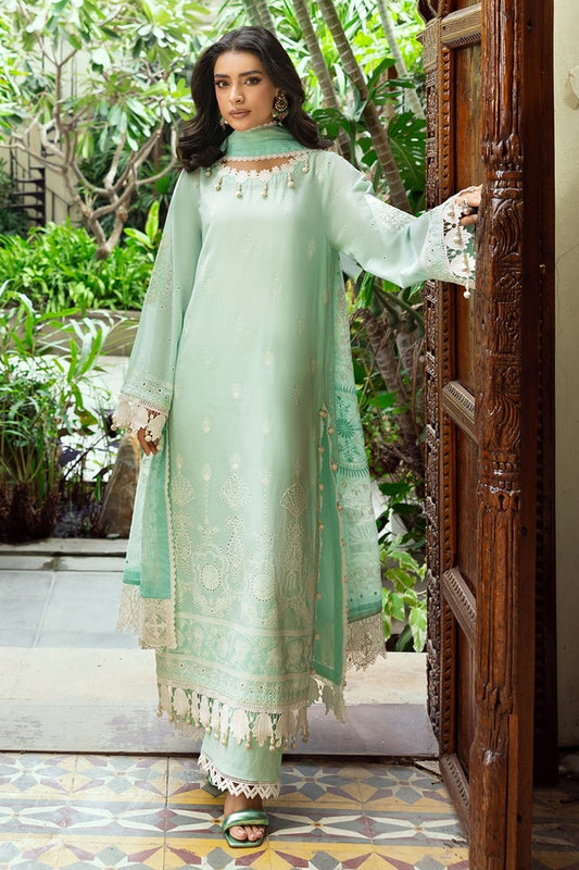 3 Piece Unstitched Embroidered Lawn Suit