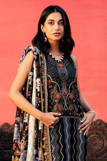 3 Piece Unstitched Printed Lawn Suit