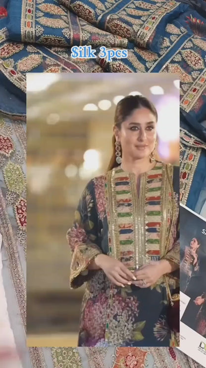 Sabyasachi 3 piece silk dress