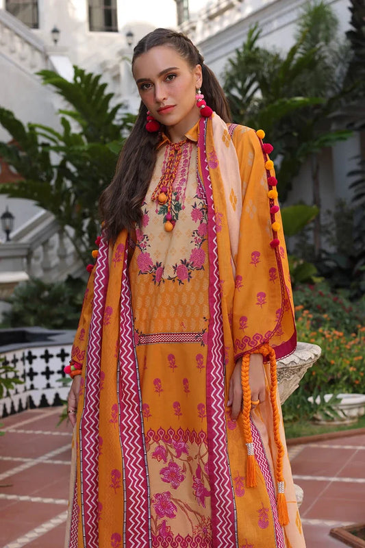 3 Piece Unstitched Printed Lawn Suit