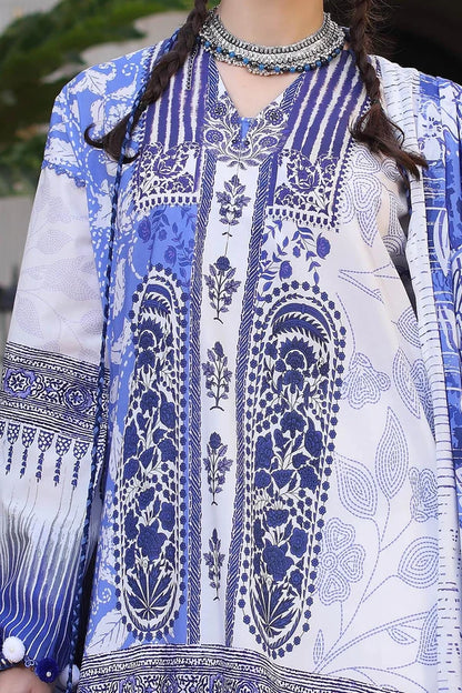 3 Piece Unstitched Printed Lawn Suit