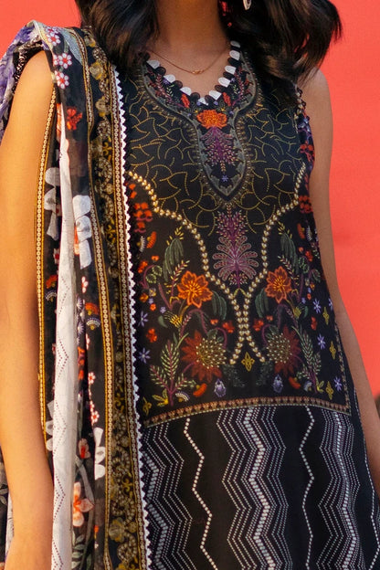 3 Piece Unstitched Printed Lawn Suit