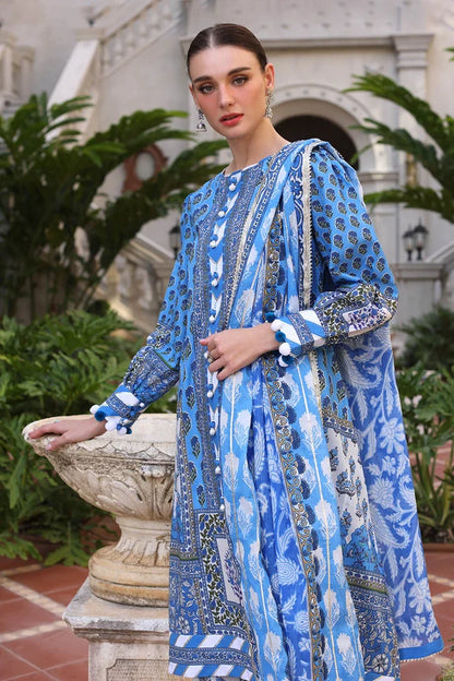 3 Piece Unstitched Printed Lawn Suit
