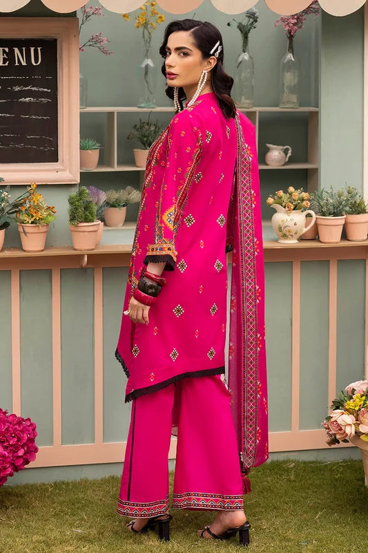 3 Piece Unstitched Printed Lawn Suit