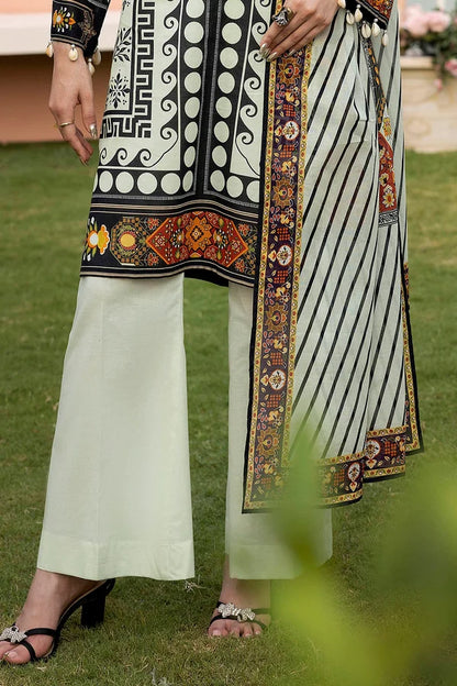 3 Piece Unstitched Printed Lawn Suit
