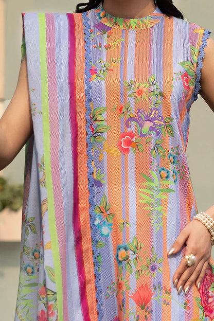 3 Piece Unstitched Printed Lawn Suit