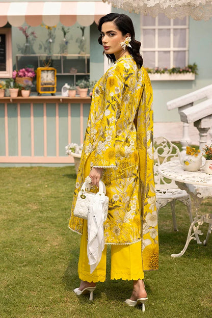 3 Piece Unstitched Printed Lawn Suit