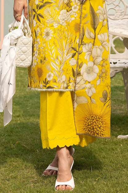 3 Piece Unstitched Printed Lawn Suit