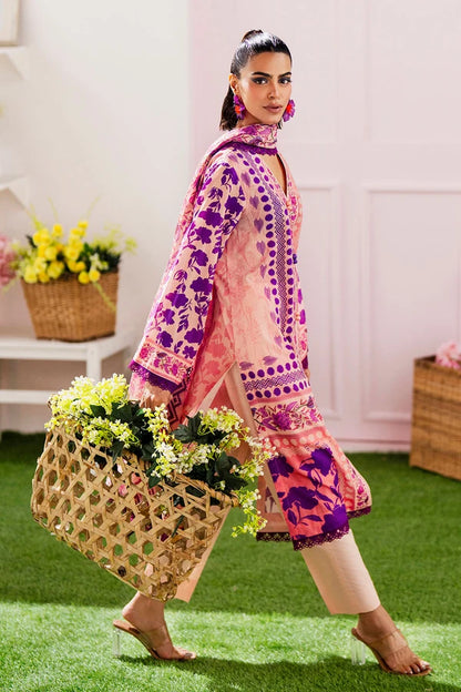 3 Piece Unstitched Printed Lawn Suit