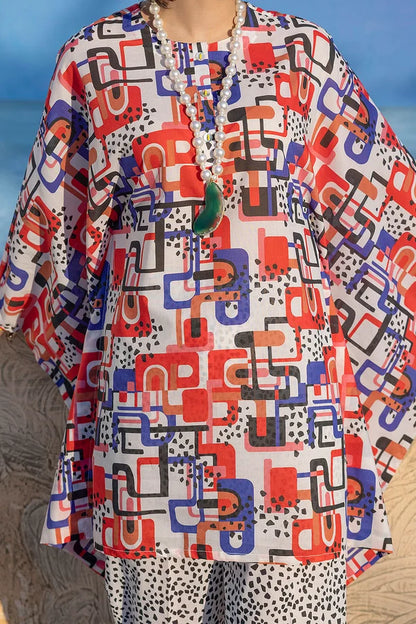 2 Piece Unstitched Printed Lawn Suit