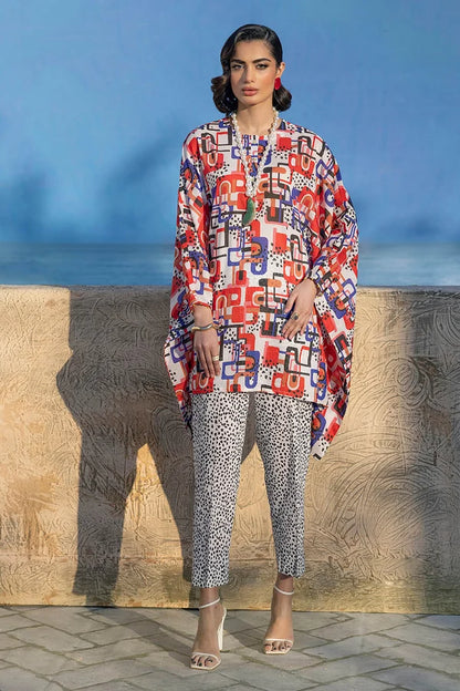 2 Piece Unstitched Printed Lawn Suit