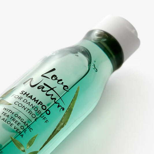 Love Nature Shampoo For Dandruff Control with Organic Tea Tree Oil & Aloe Vera