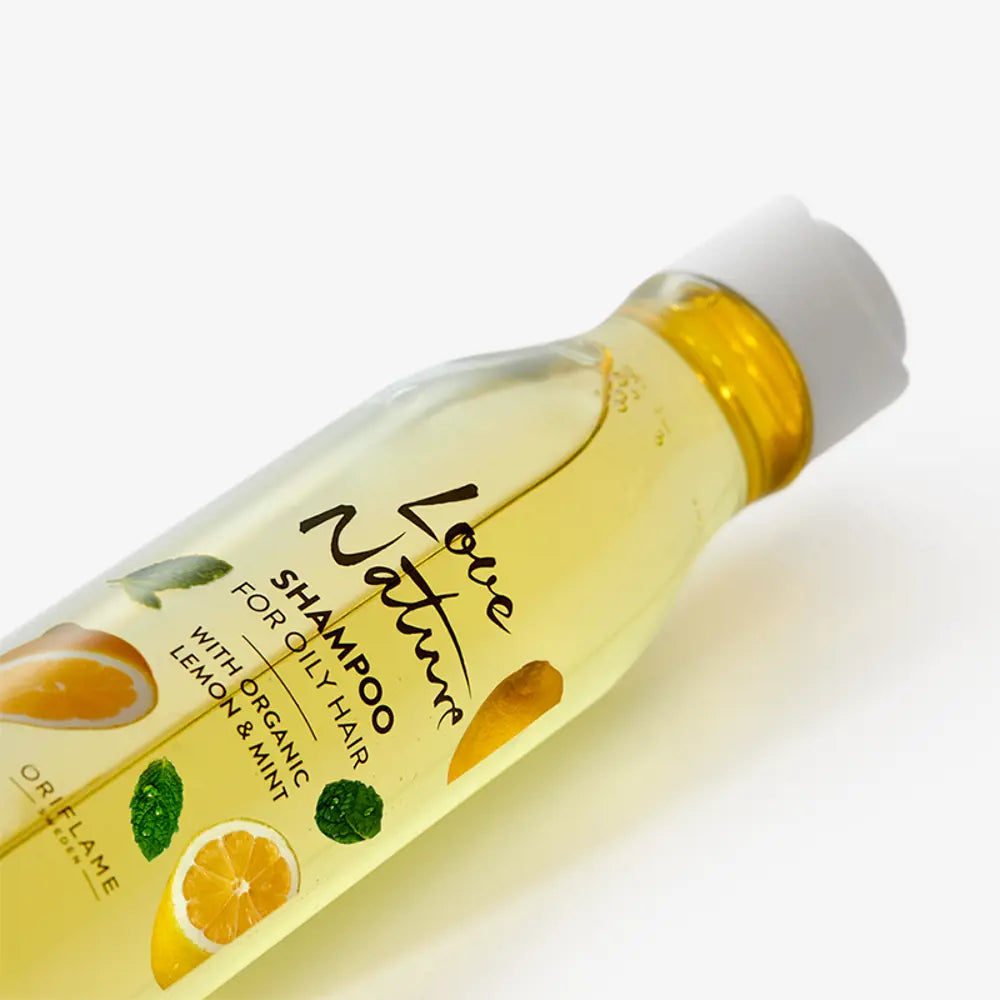 Love Nature Shampoo For Oily Hair with Organic Lemon & Mint