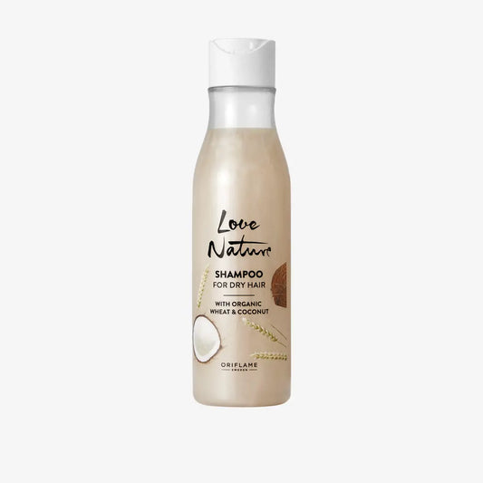Love Nature Shampoo For Dry Hair with Organic Wheat & Coconut