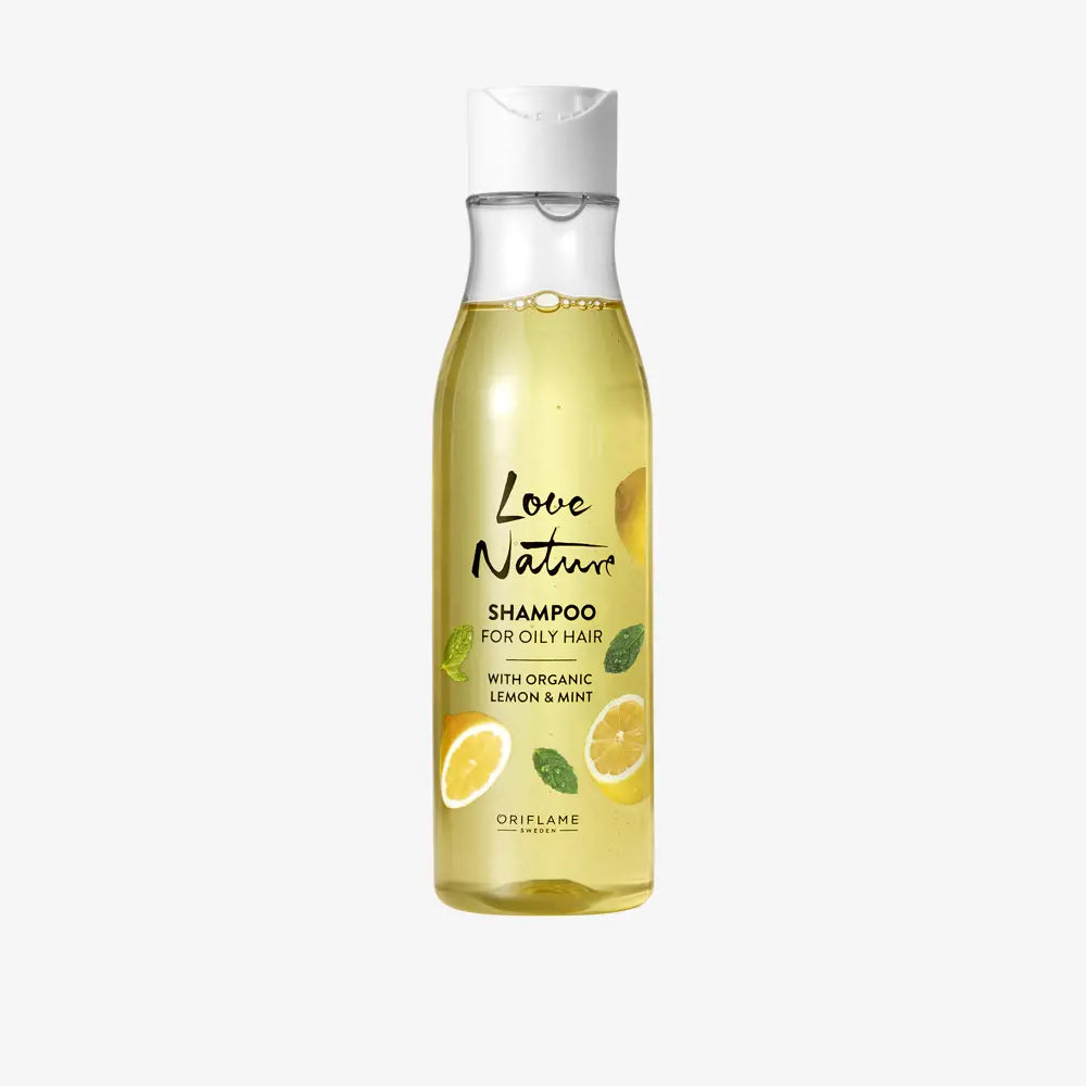 Love Nature Shampoo For Oily Hair with Organic Lemon & Mint
